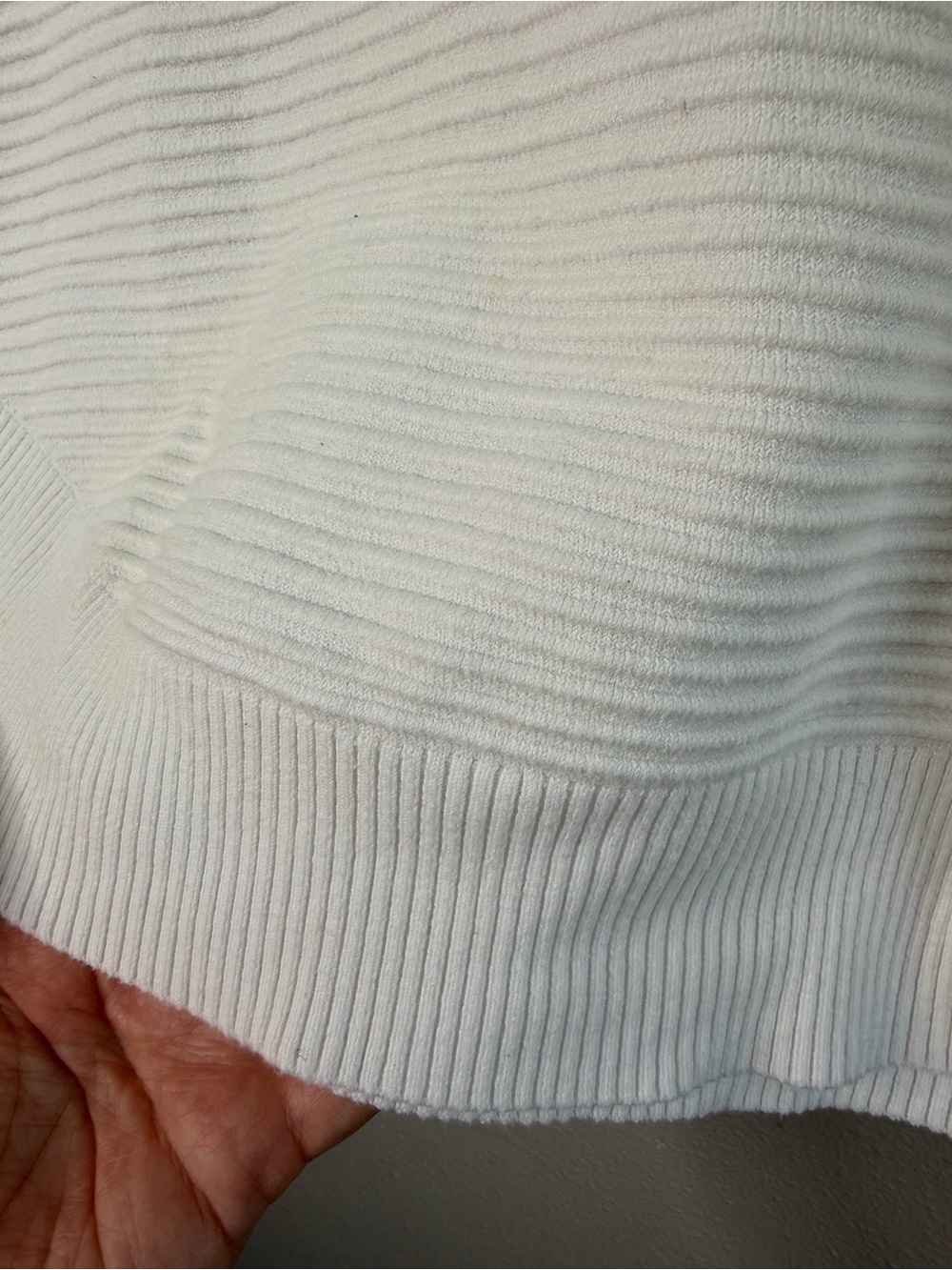 Offline by Aerie White Textured Half Zip Sweater - Picture 7 of 13